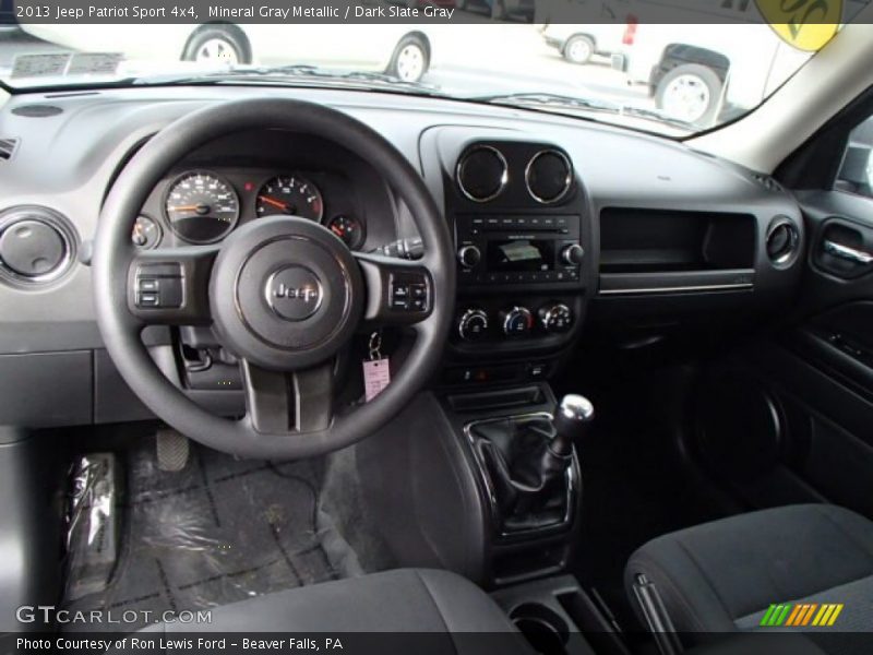 Mineral Gray Metallic / Dark Slate Gray 2013 Jeep Patriot Sport 4x4