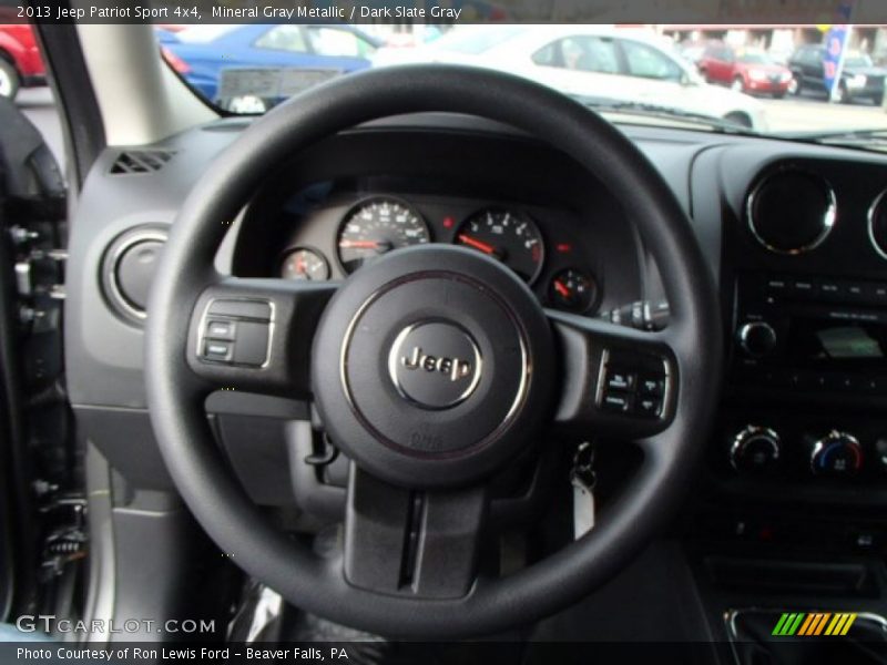 Mineral Gray Metallic / Dark Slate Gray 2013 Jeep Patriot Sport 4x4