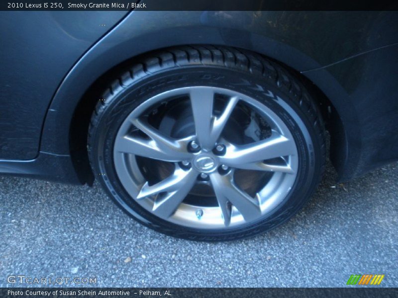 Smoky Granite Mica / Black 2010 Lexus IS 250