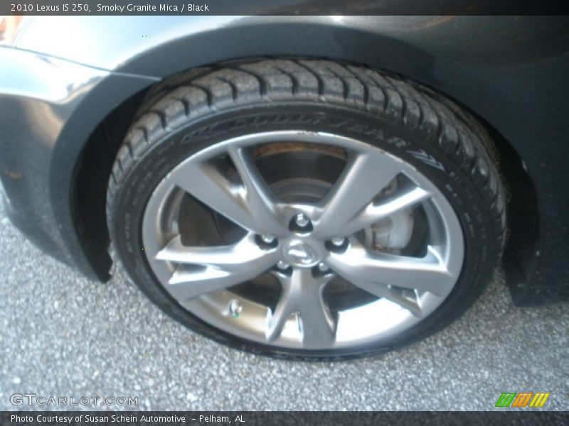 Smoky Granite Mica / Black 2010 Lexus IS 250