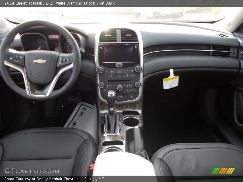 White Diamond Tricoat / Jet Black 2014 Chevrolet Malibu LTZ