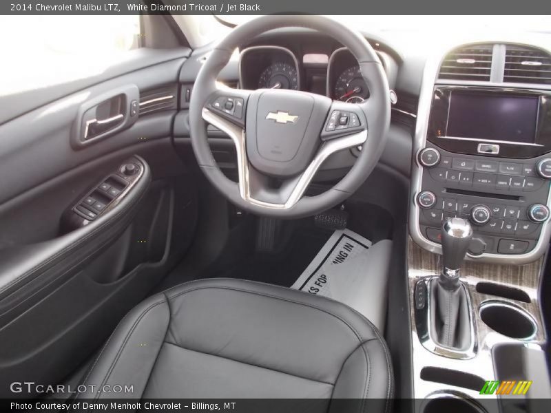 White Diamond Tricoat / Jet Black 2014 Chevrolet Malibu LTZ