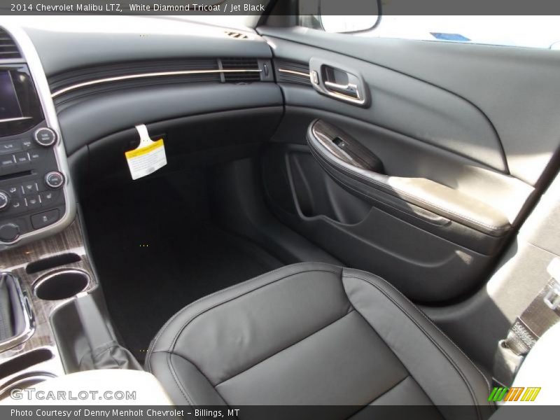 White Diamond Tricoat / Jet Black 2014 Chevrolet Malibu LTZ