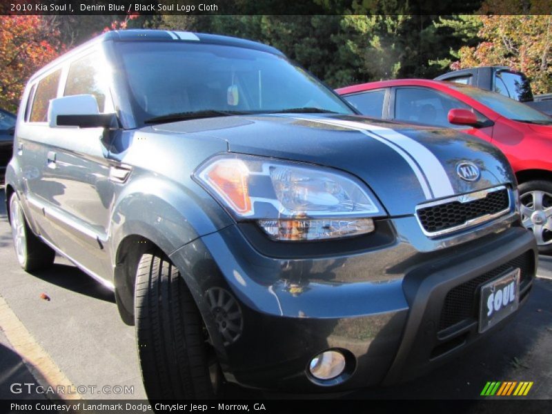 Denim Blue / Black Soul Logo Cloth 2010 Kia Soul !
