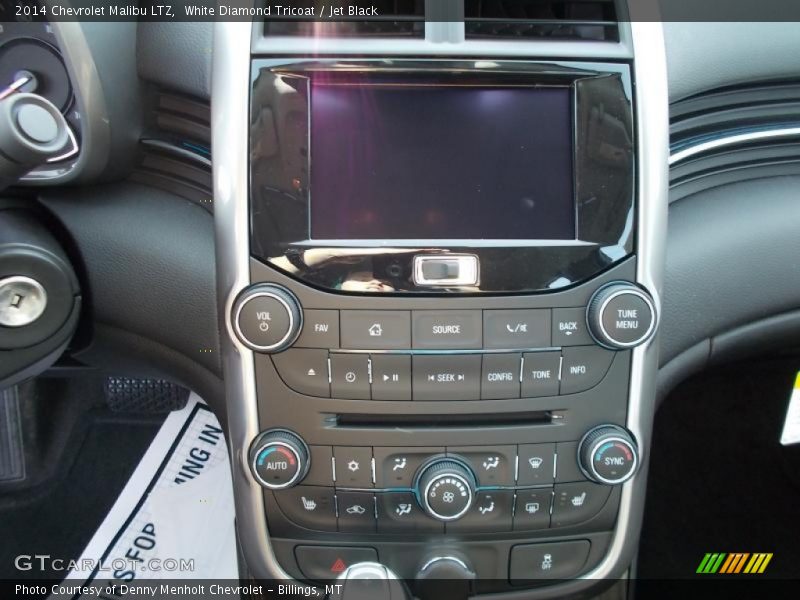 White Diamond Tricoat / Jet Black 2014 Chevrolet Malibu LTZ