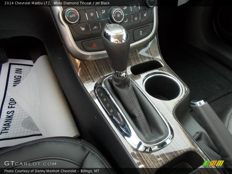 White Diamond Tricoat / Jet Black 2014 Chevrolet Malibu LTZ