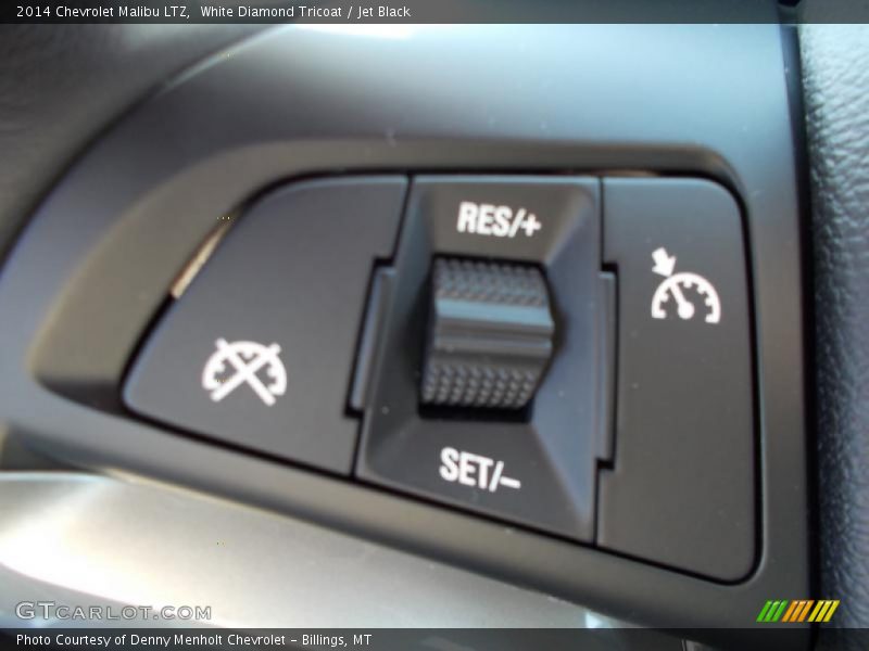 White Diamond Tricoat / Jet Black 2014 Chevrolet Malibu LTZ