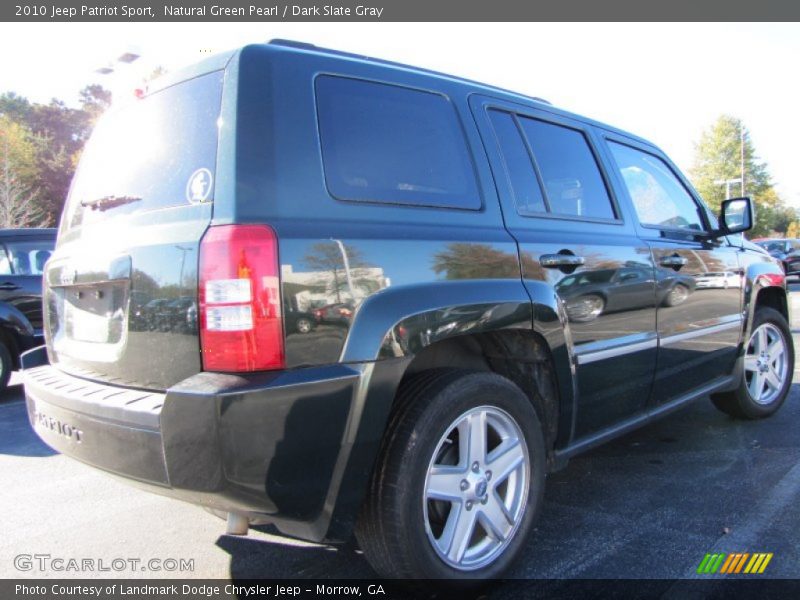 Natural Green Pearl / Dark Slate Gray 2010 Jeep Patriot Sport
