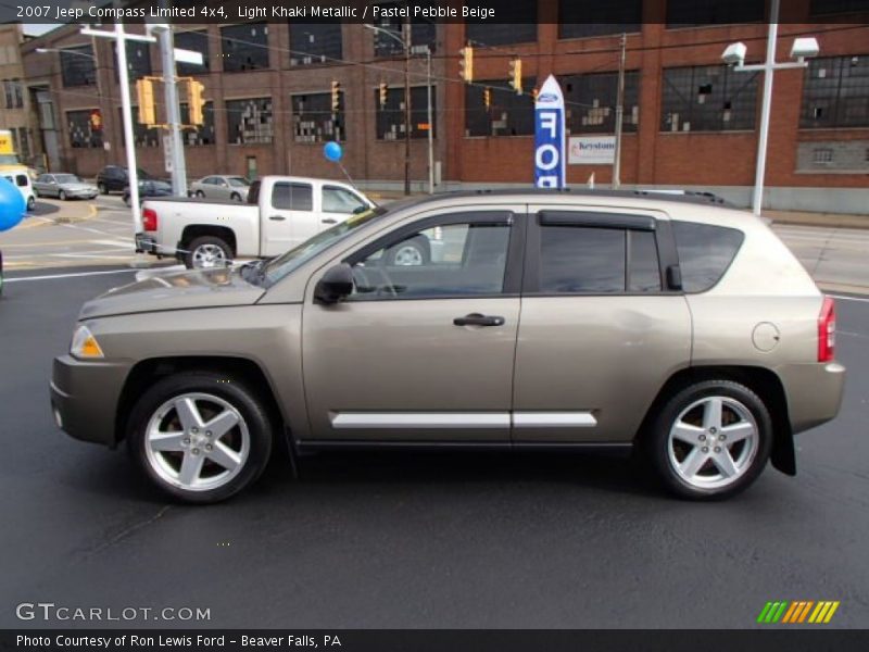  2007 Compass Limited 4x4 Light Khaki Metallic