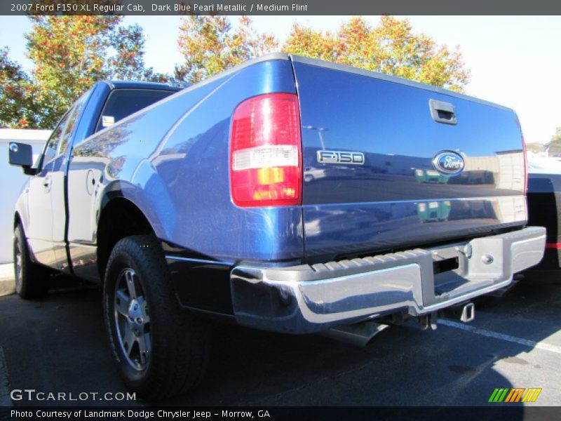 Dark Blue Pearl Metallic / Medium Flint 2007 Ford F150 XL Regular Cab