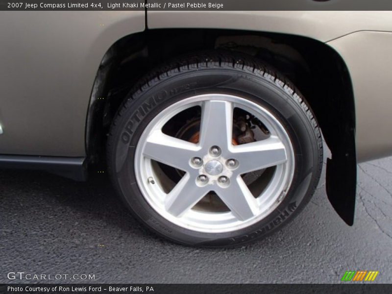 Light Khaki Metallic / Pastel Pebble Beige 2007 Jeep Compass Limited 4x4