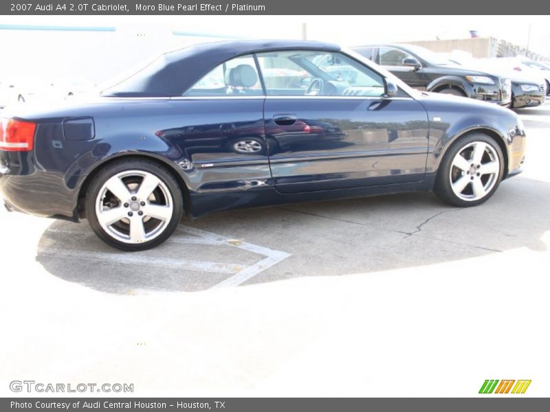 Moro Blue Pearl Effect / Platinum 2007 Audi A4 2.0T Cabriolet