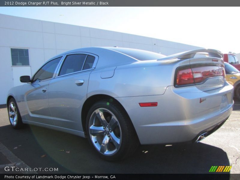Bright Silver Metallic / Black 2012 Dodge Charger R/T Plus