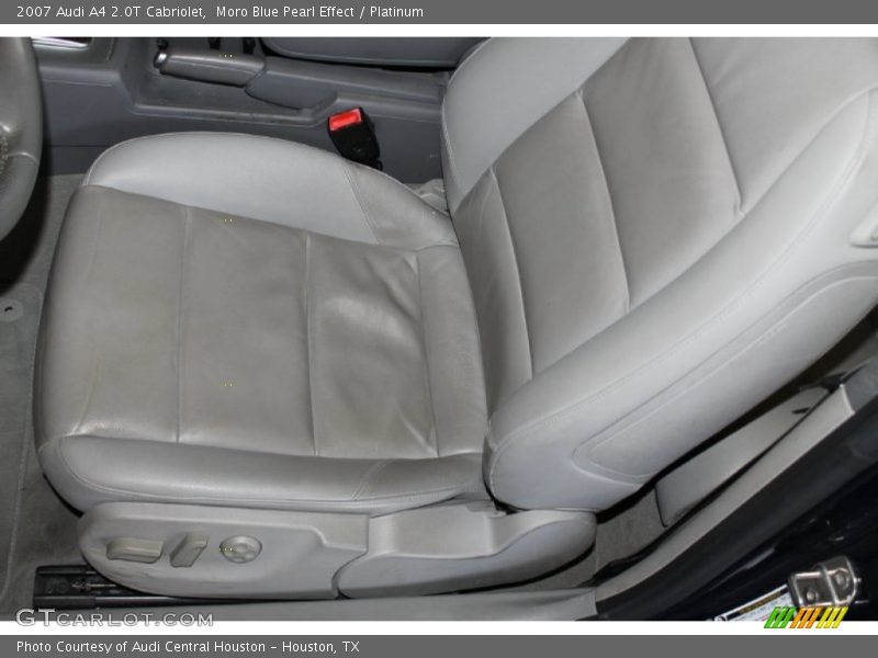 Moro Blue Pearl Effect / Platinum 2007 Audi A4 2.0T Cabriolet
