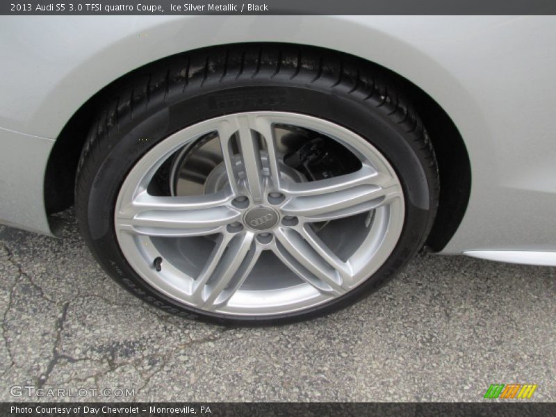 Ice Silver Metallic / Black 2013 Audi S5 3.0 TFSI quattro Coupe