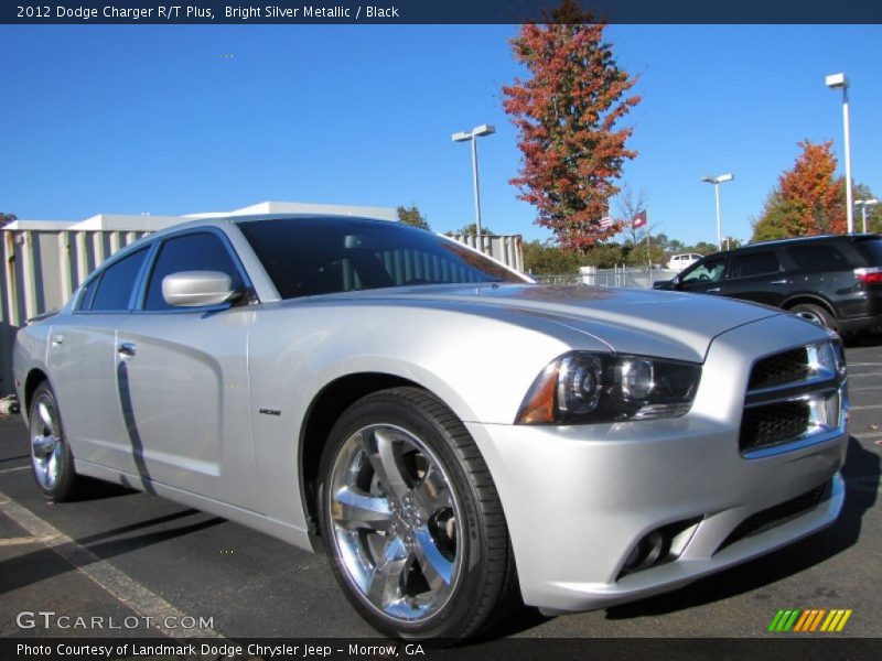 Bright Silver Metallic / Black 2012 Dodge Charger R/T Plus