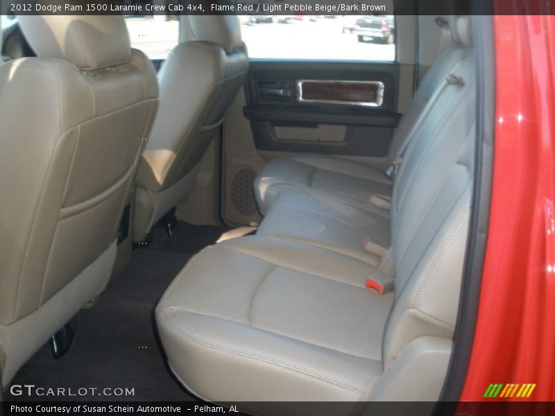 Flame Red / Light Pebble Beige/Bark Brown 2012 Dodge Ram 1500 Laramie Crew Cab 4x4