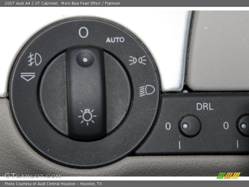 Moro Blue Pearl Effect / Platinum 2007 Audi A4 2.0T Cabriolet
