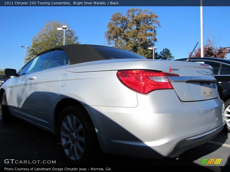 Bright Silver Metallic / Black 2011 Chrysler 200 Touring Convertible