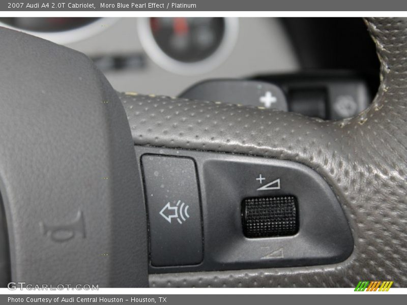Moro Blue Pearl Effect / Platinum 2007 Audi A4 2.0T Cabriolet