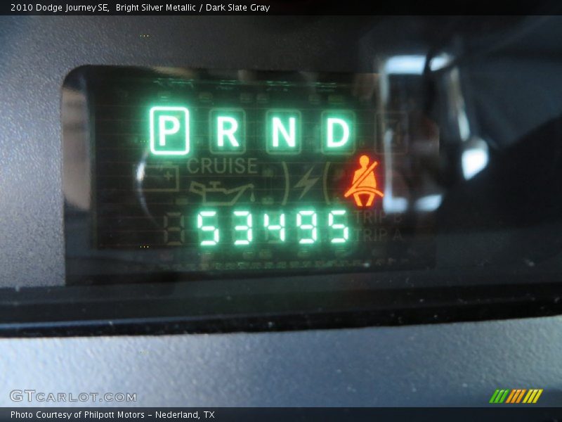 Bright Silver Metallic / Dark Slate Gray 2010 Dodge Journey SE