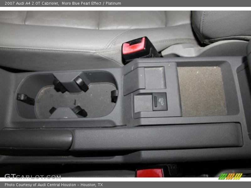 Moro Blue Pearl Effect / Platinum 2007 Audi A4 2.0T Cabriolet