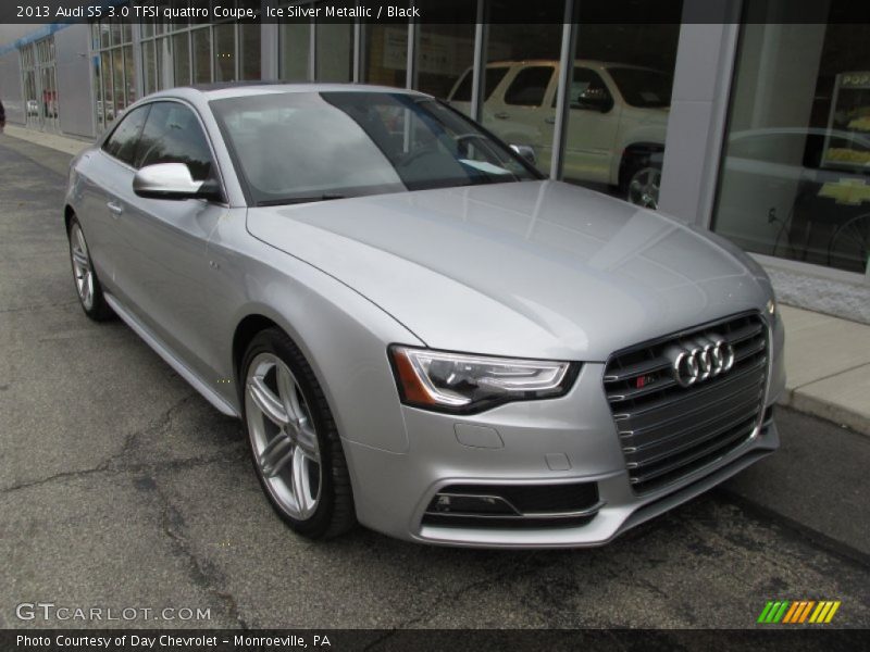 Ice Silver Metallic / Black 2013 Audi S5 3.0 TFSI quattro Coupe