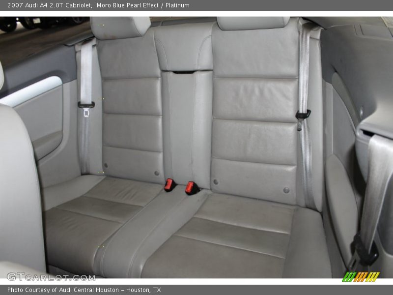 Moro Blue Pearl Effect / Platinum 2007 Audi A4 2.0T Cabriolet