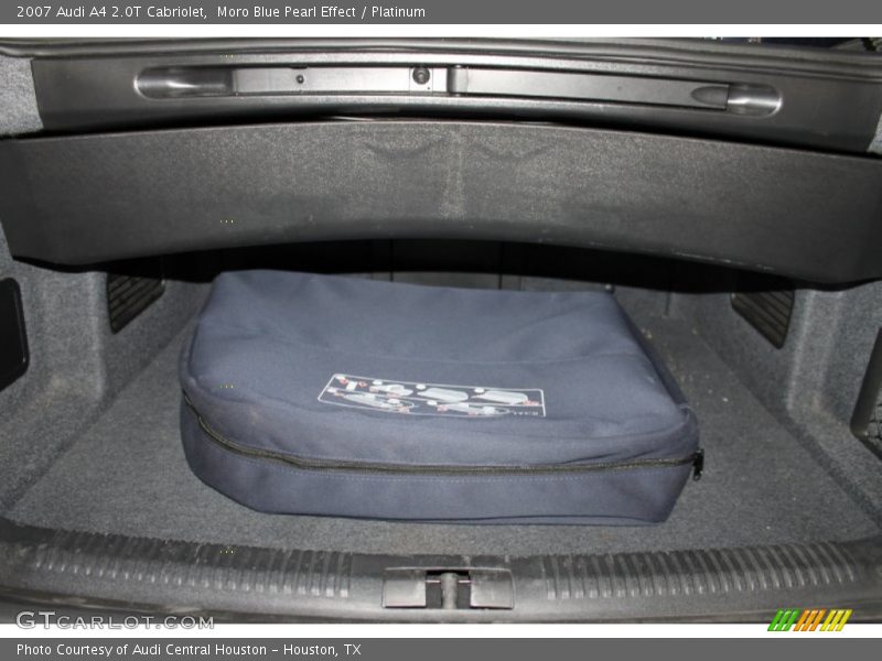 Moro Blue Pearl Effect / Platinum 2007 Audi A4 2.0T Cabriolet