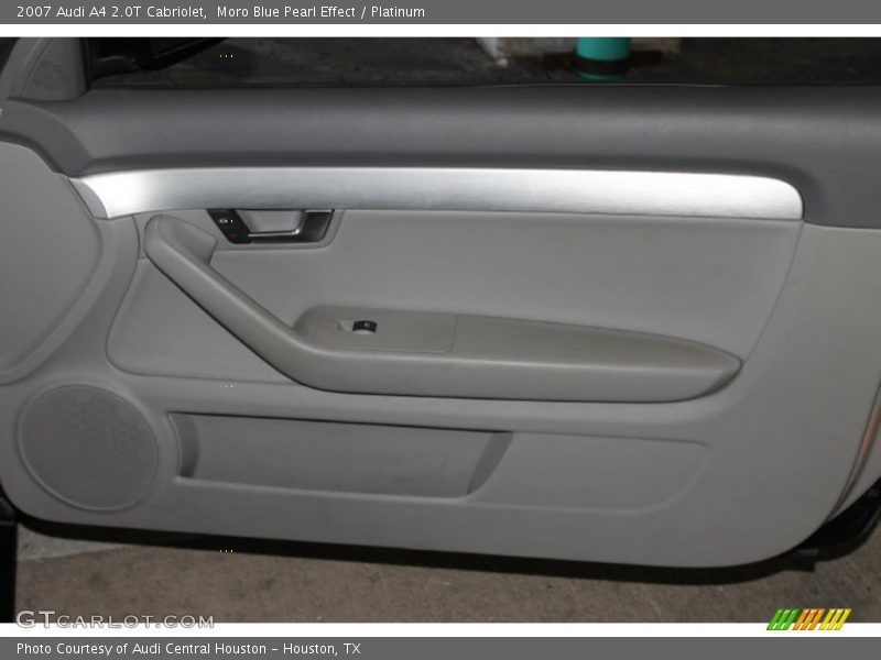 Moro Blue Pearl Effect / Platinum 2007 Audi A4 2.0T Cabriolet