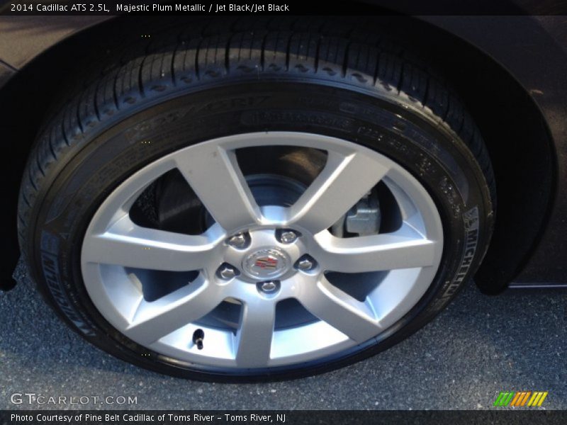 Majestic Plum Metallic / Jet Black/Jet Black 2014 Cadillac ATS 2.5L