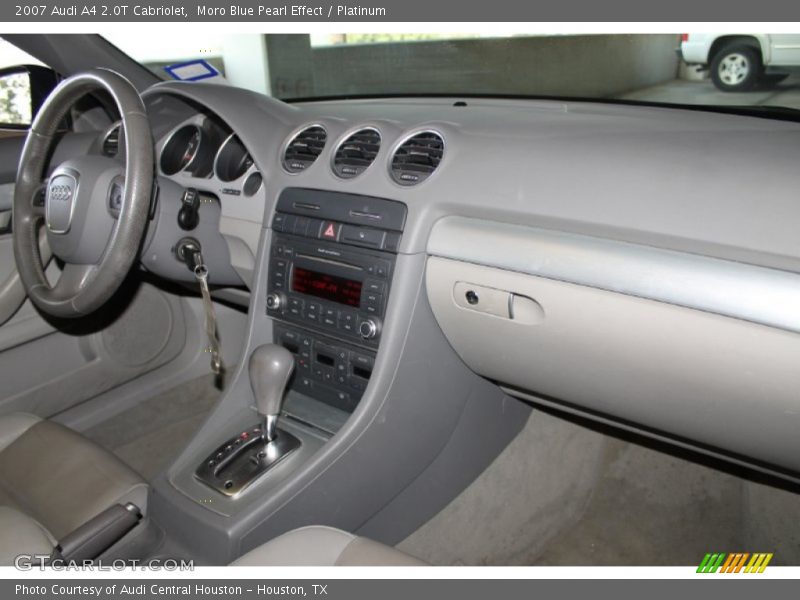 Moro Blue Pearl Effect / Platinum 2007 Audi A4 2.0T Cabriolet
