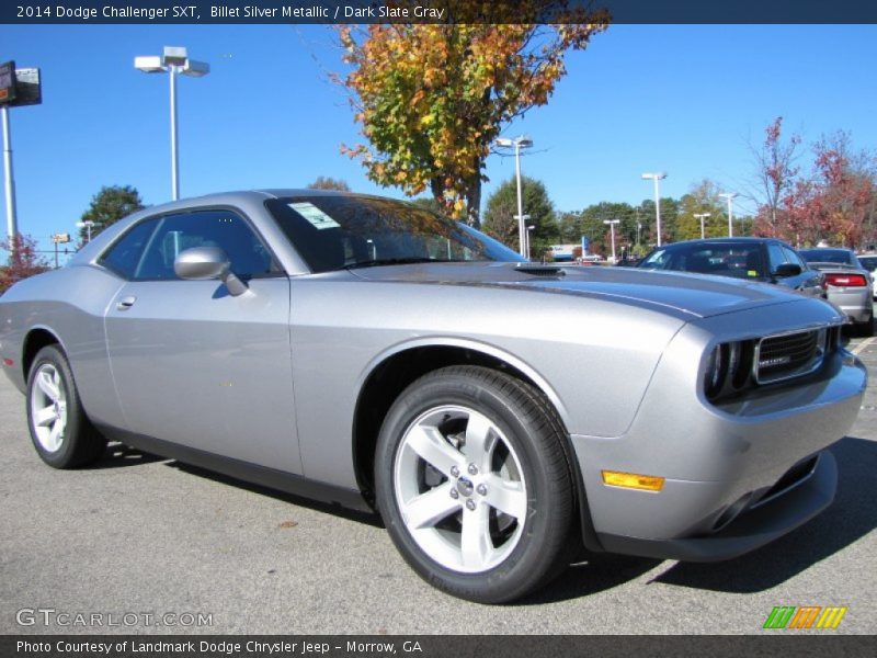 Billet Silver Metallic / Dark Slate Gray 2014 Dodge Challenger SXT