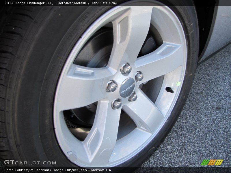 Billet Silver Metallic / Dark Slate Gray 2014 Dodge Challenger SXT