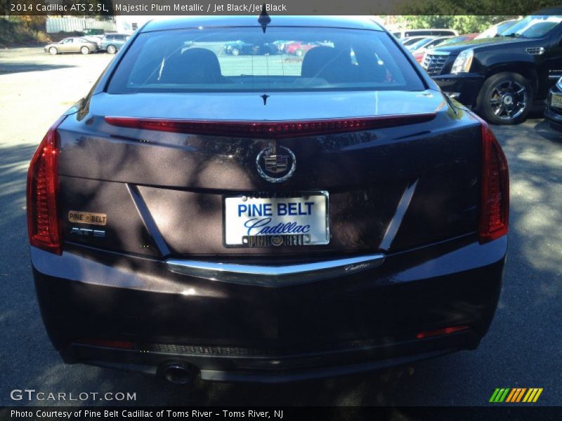 Majestic Plum Metallic / Jet Black/Jet Black 2014 Cadillac ATS 2.5L