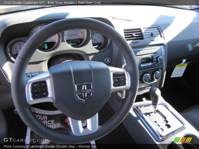 Billet Silver Metallic / Dark Slate Gray 2014 Dodge Challenger SXT