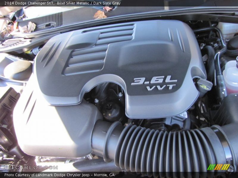 Billet Silver Metallic / Dark Slate Gray 2014 Dodge Challenger SXT