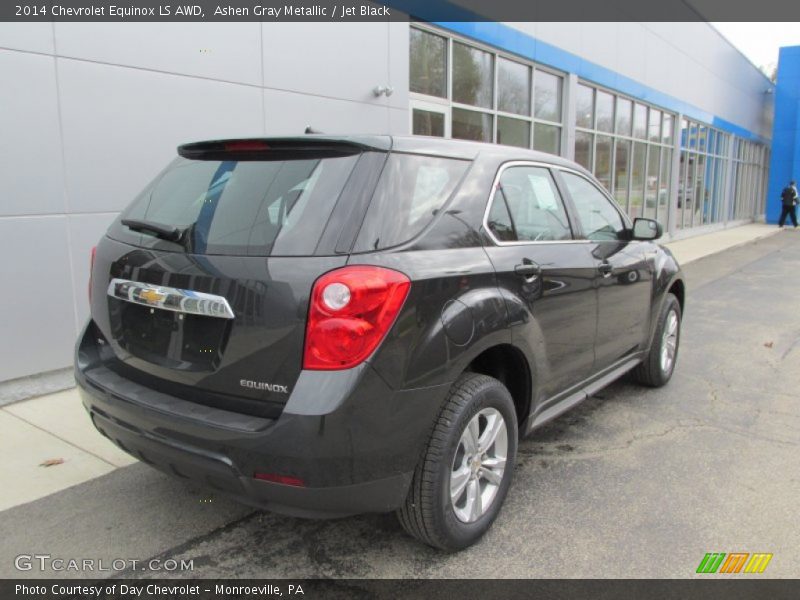 Ashen Gray Metallic / Jet Black 2014 Chevrolet Equinox LS AWD