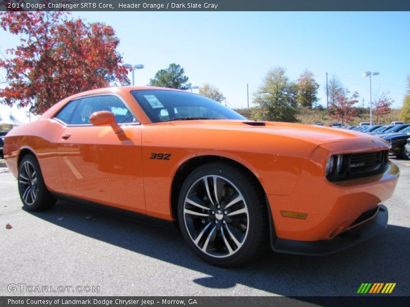 Front 3/4 View of 2014 Challenger SRT8 Core