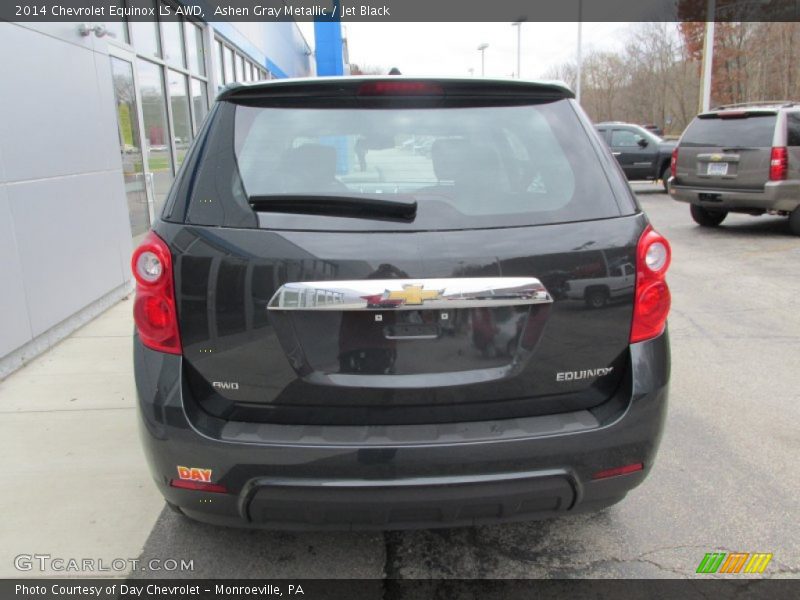 Ashen Gray Metallic / Jet Black 2014 Chevrolet Equinox LS AWD