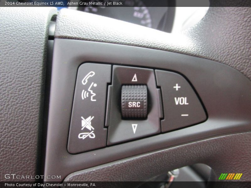 Ashen Gray Metallic / Jet Black 2014 Chevrolet Equinox LS AWD