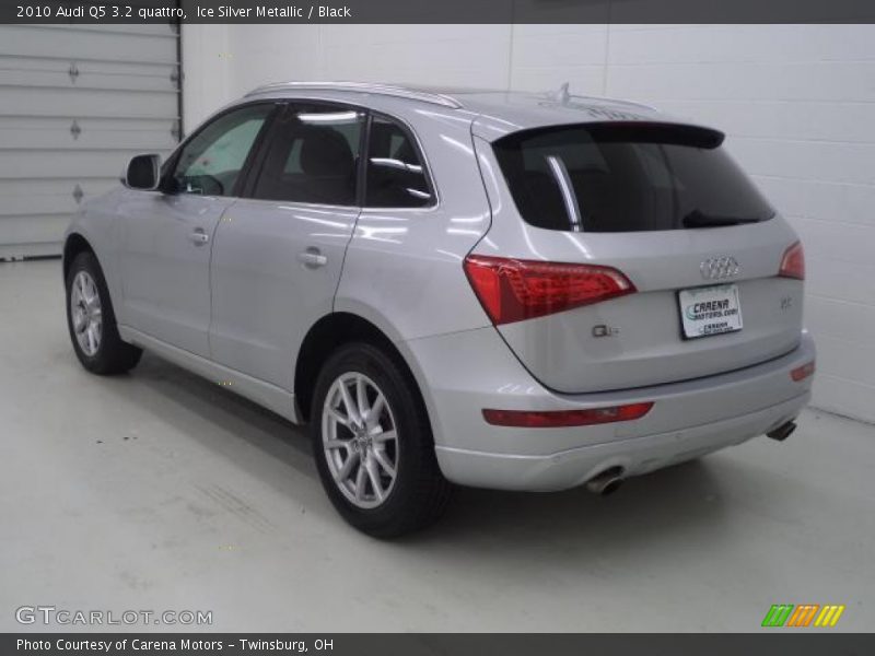 Ice Silver Metallic / Black 2010 Audi Q5 3.2 quattro