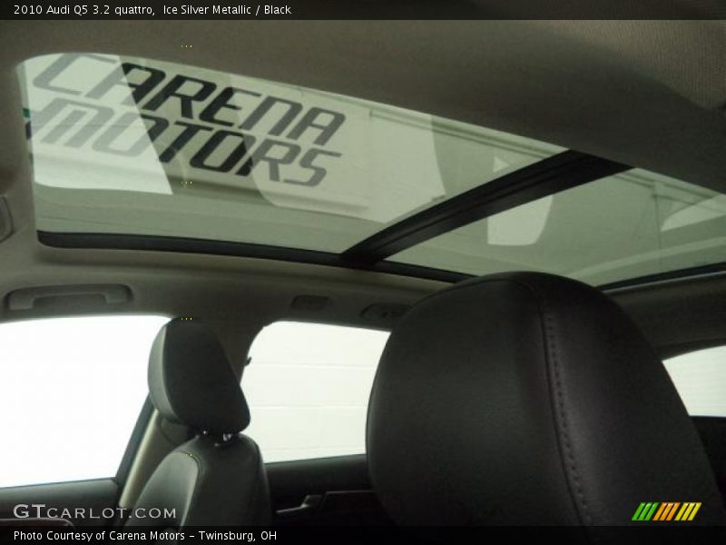 Ice Silver Metallic / Black 2010 Audi Q5 3.2 quattro