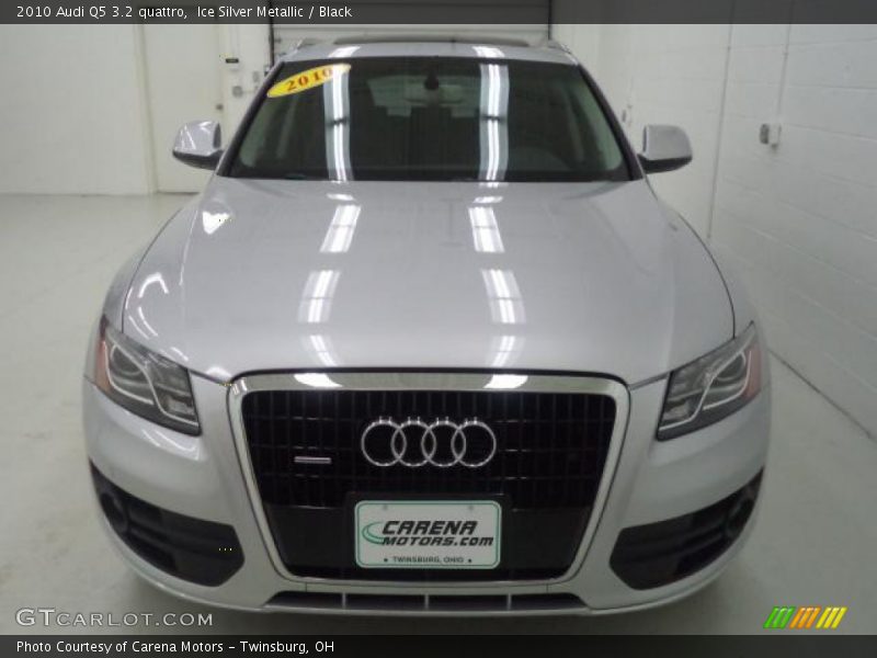 Ice Silver Metallic / Black 2010 Audi Q5 3.2 quattro
