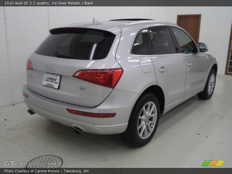Ice Silver Metallic / Black 2010 Audi Q5 3.2 quattro