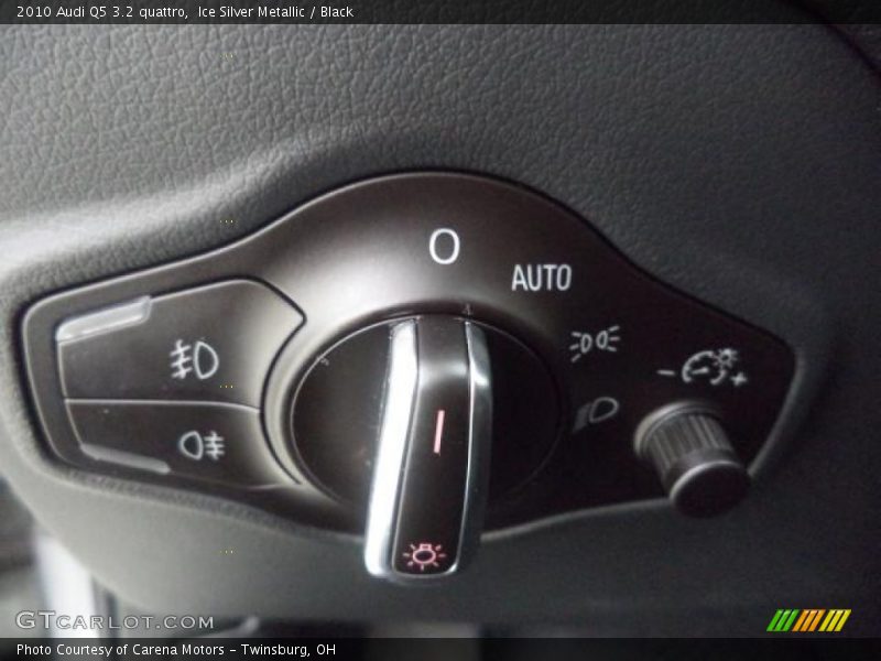 Ice Silver Metallic / Black 2010 Audi Q5 3.2 quattro