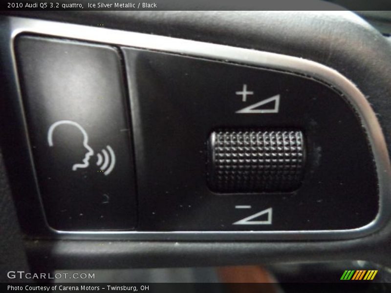 Ice Silver Metallic / Black 2010 Audi Q5 3.2 quattro