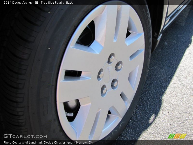 True Blue Pearl / Black 2014 Dodge Avenger SE