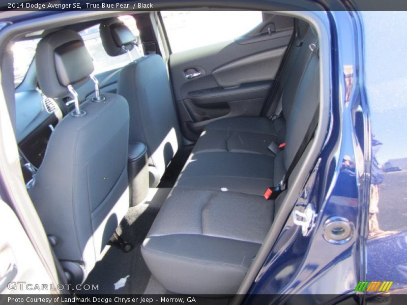True Blue Pearl / Black 2014 Dodge Avenger SE
