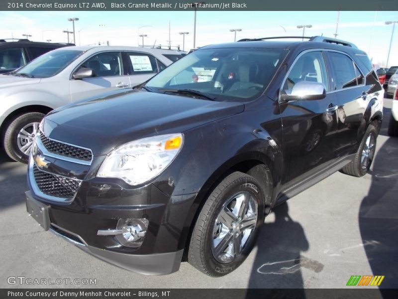 Black Granite Metallic / Light Titanium/Jet Black 2014 Chevrolet Equinox LTZ AWD